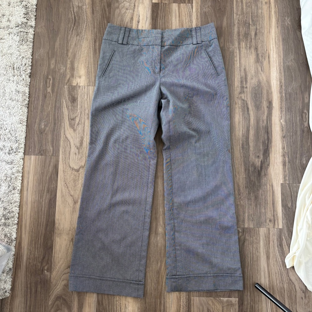 Vintage I.N. Studio Petite Trouser Pants 8P Wide Leg Cuffed Y2K Office Siren